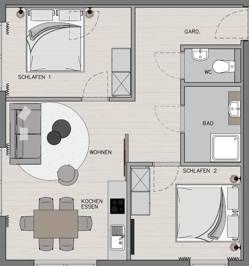 Apartment Streif LXL Kirchdorf in Tirol Exterior foto